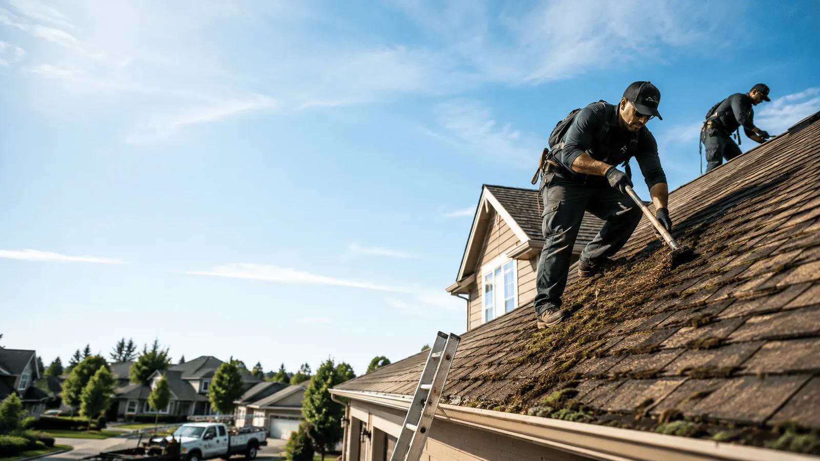 Roof Moss Removal in Shickley, NE near me